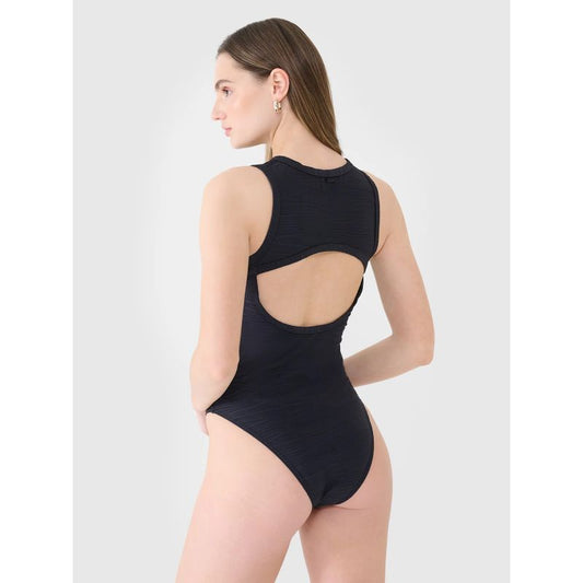 Women's bodysuit with a cutout back 4F 4FWSS25TBODF005-20S *Kategoria tymczasowa Your Sports Performance