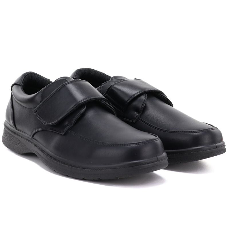 Men's black velcro shoes Vanhorn Z26-TO90404