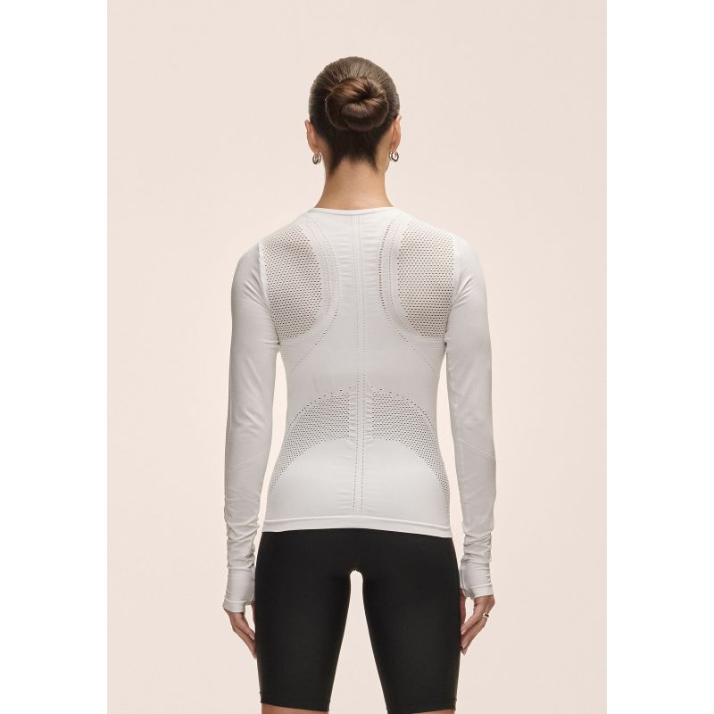 Casall Maze Long Sleeve Women's T-Shirt White