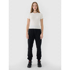 Women's slim ribbed t-shirt 4F 4FWSS25TTSHF1968-11S *Kategoria tymczasowa Your Sports Performance