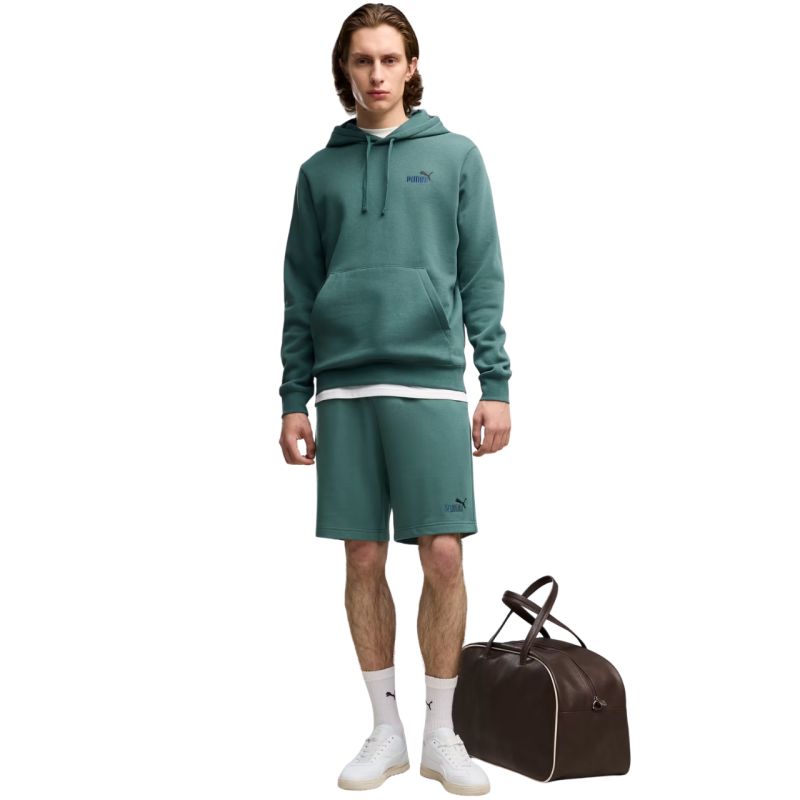 Men’s Puma ESS 2 Color Small No.1 Logo Hoodie green 684718 90