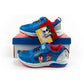 Leomil children's sports shoes Super Mario sneakers with velcro LED blue Leomil