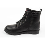 Levi's girls' Pasadene SE ankle boots, black, with zipper