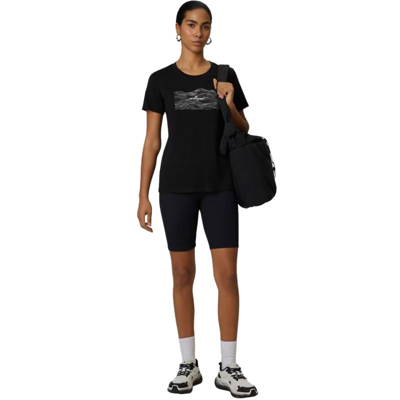 Women's T-shirt 4F F2785 deep black 4FWSS26TTSHF2785 20S