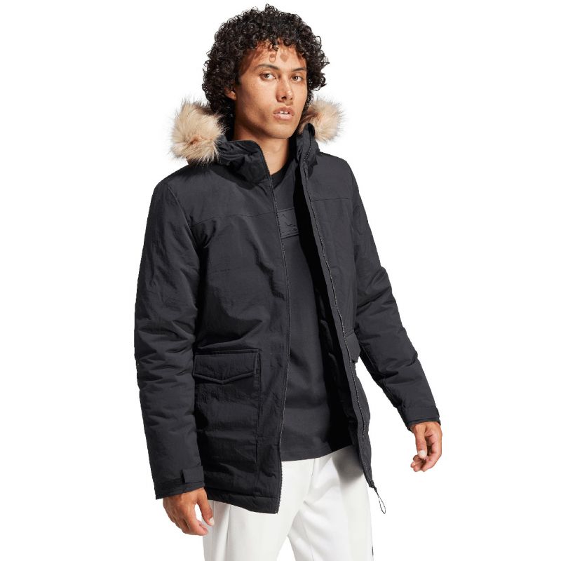 Adidas Parka Hooded Fur M IK0553 jacket Clothing/Lifestyle Adidas