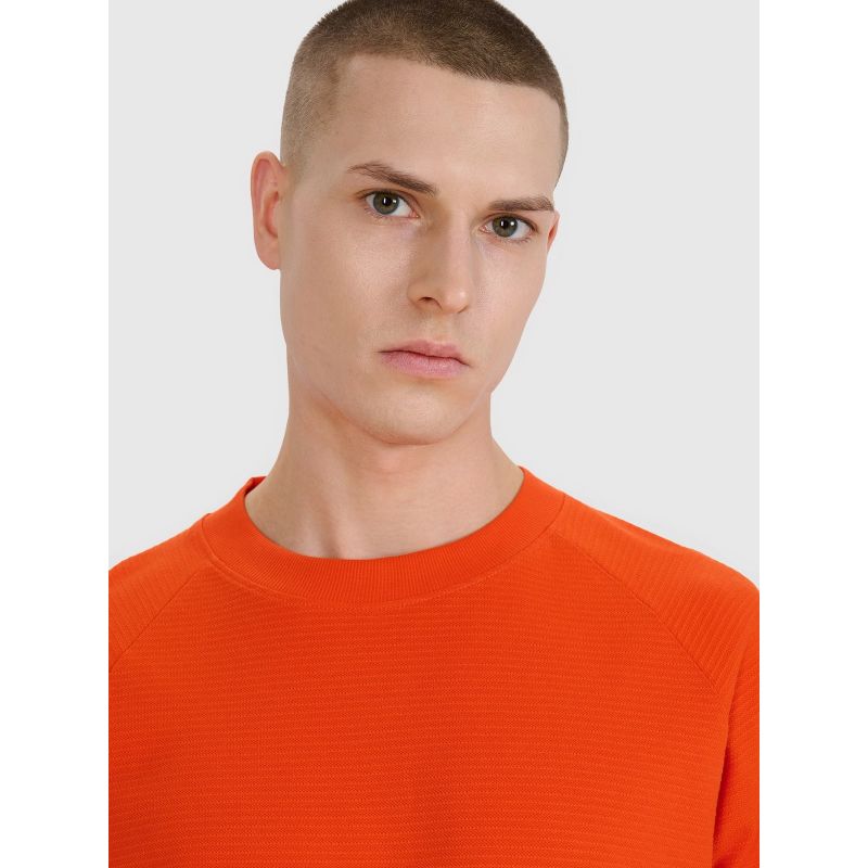 Men's sweatshirt without zipper and hood 4F 4FRSS25TSWSM2179-70S *Kategoria tymczasowa Your Sports Performance