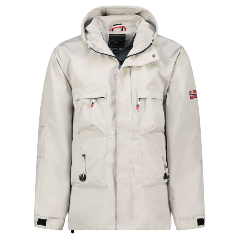 Men’s Mid-Season Jacket Geographical Norway BARIMO OFF WHITE DB MEN 009 (SZ1967H/GN-OFF WHITE)