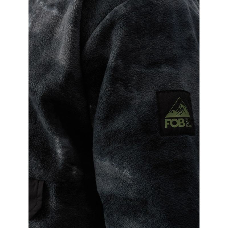 Men's oversize stand-up collar fleece 4F 4FWAW24TFLEM299-90A *Kategoria tymczasowa Your Sports Performance