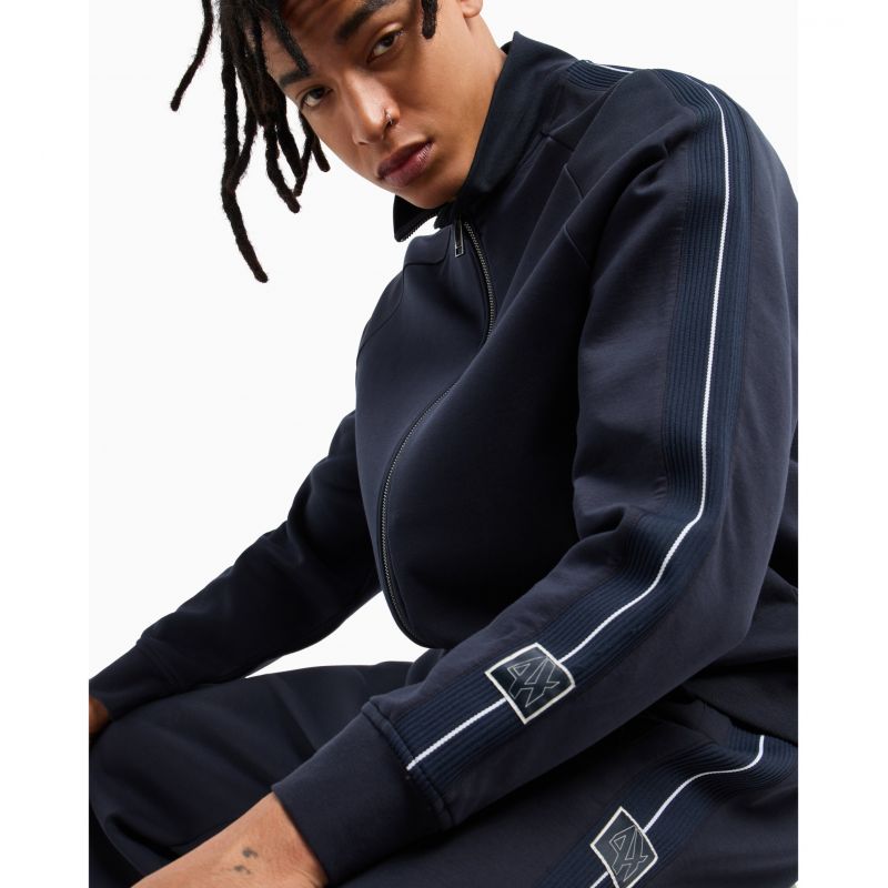 Armani Exchange Men's Stand-Up Collar Sweatshirt (6DZMJL-ZJZGZ-1510) In preparation Your Sports Performance