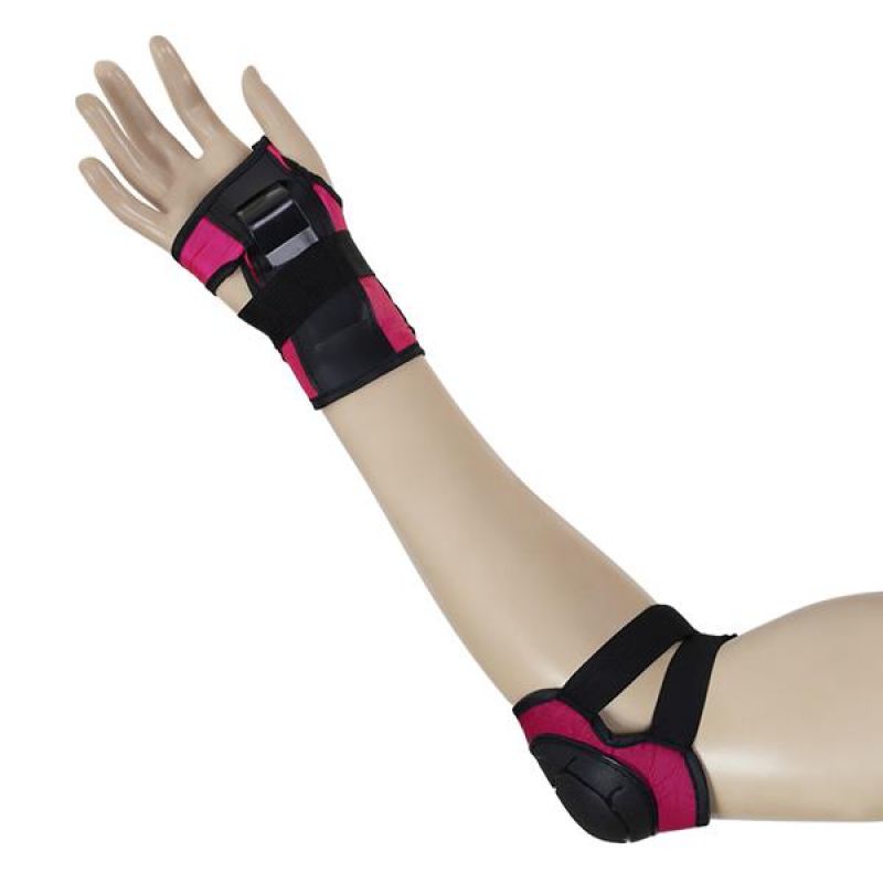Nils Extreme Protectors Set DARK PINK size XS H110 Accessories/Protectors and knee pads Your Sports Performance