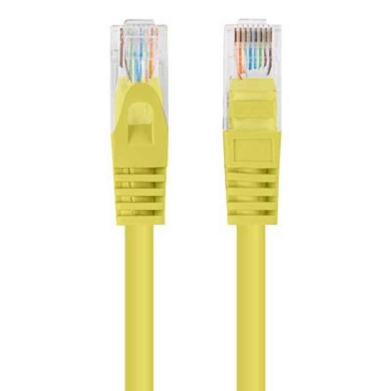 PATCHCORD CAT.6 UTP 3M YELLOW FLUKE PASSED LANBERG 10-PACK Kable, gniazda i wtyki/Patchcable Your Sports Performance