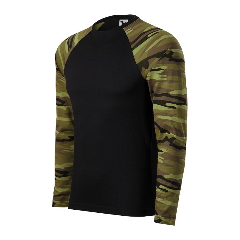 Malfini Camouflage LS M T-shirt MLI-16634 camouflage green Clothing/Lifestyle/T-shirts/Malfini Malfini