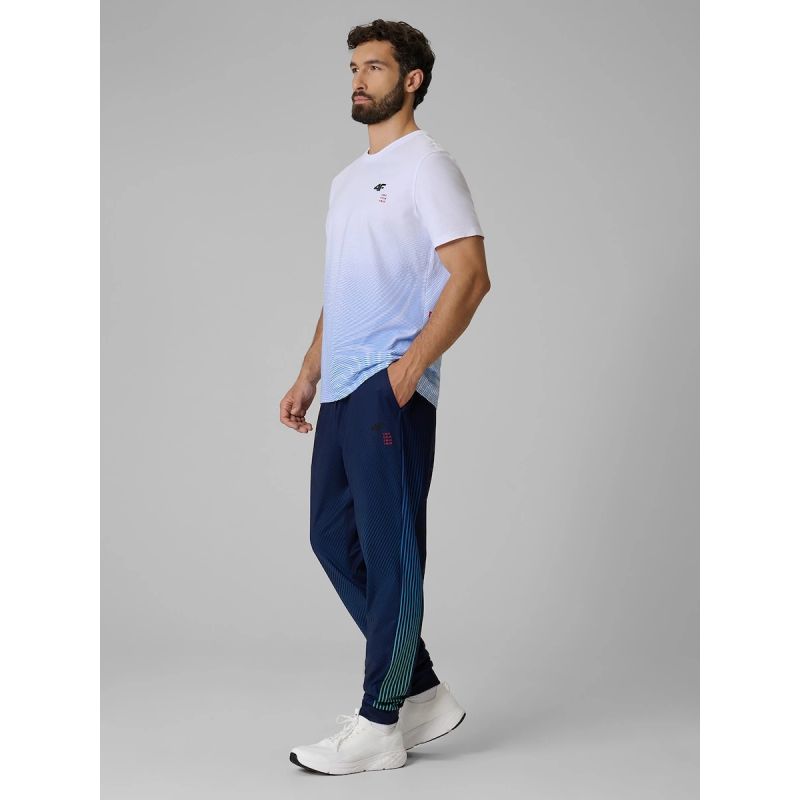 Men's regular printed T-shirt 4F 4FRSS26TTSHM4040-33A