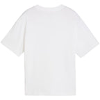 Puma Ess Centered Cat Logo Boxy Tee for Kids White 685131 02