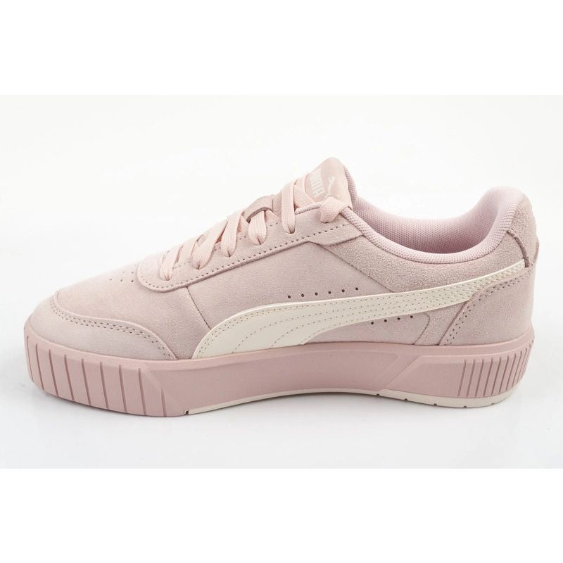 Puma women's sports shoes Carina Mia SD powder pink leather comfortable sneakers