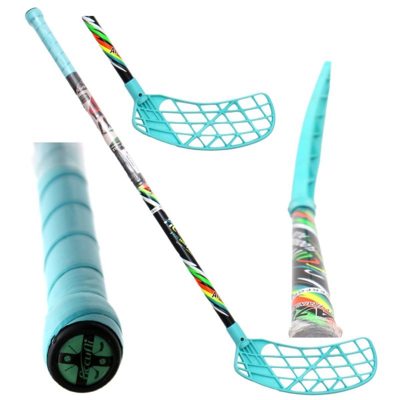 UNIHOC AIRTEK STICK 70CM BLUE FOR LEFT-HANDED Accessories Your Sports Performance