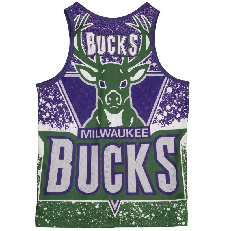 Mitchell & Ness NBA Milwaukee Bucks Men's Sleeveless Tank Top Koszulki NBA Your Sports Performance