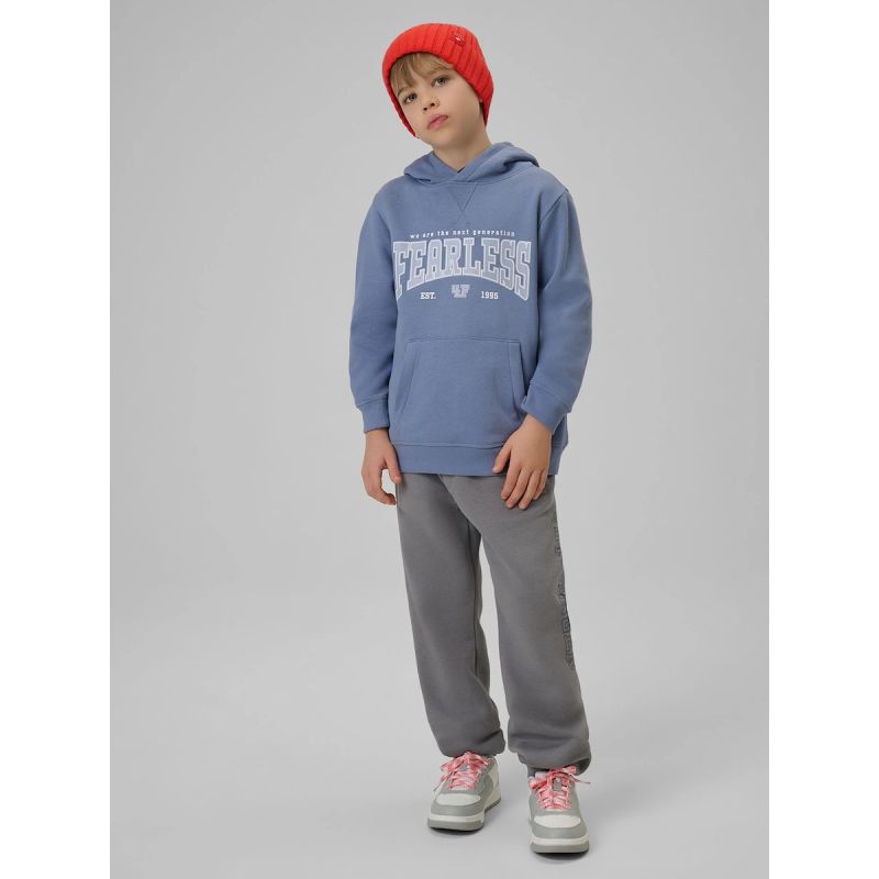 Boy's regular hooded sweatshirt 4F 4FJRSS26TSWSM2637-32S 4f