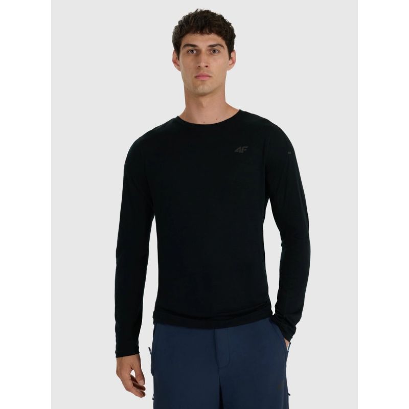 Men's quick-drying trekking longsleeve with merino wool 4F 4FWAW25TFLOM430-20S 4f