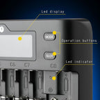 EVERACTIVE CHARGER FOR LI-ION AND NI-MH CYLINDRICAL BATTERIES UC800 Baterie, akumulatorki i ładowarki/Ładowarki akumulatorowe (bez akumulatorków) Your Sports Performance