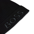 Hugo Boss Zaryan Wool Winter Hat Black - 50478410-001 Odzież/Czapki/Czapki zimowe Your Sports Performance