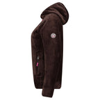 Women’s Fleece Jacket Geographical Norway UPALOOD BROWN DB LADY 047-1 (WZ4176F/GN-BROWN)
