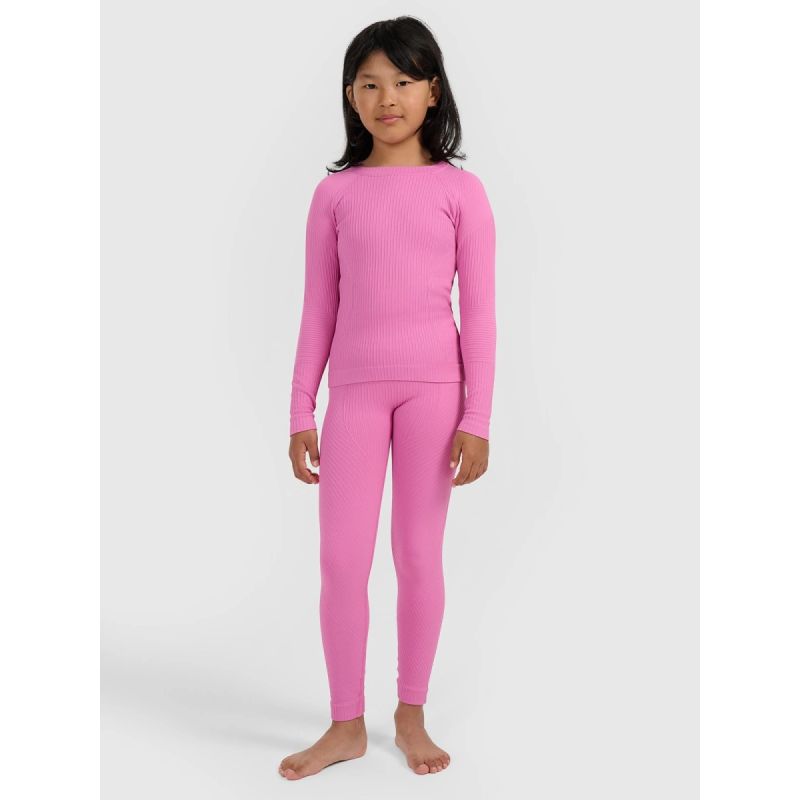 Girls' seamless thermal underwear set 4F 4FJRAW25USEAF264-55S *Kategoria tymczasowa Your Sports Performance