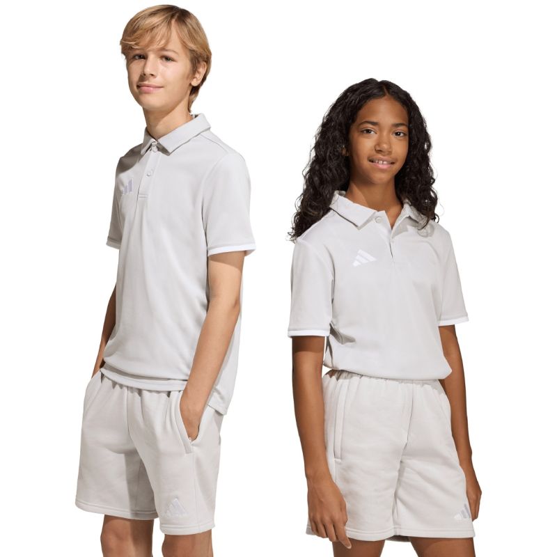 adidas Entrada 26 Polo Light Gray Kids' T-Shirt JZ6628