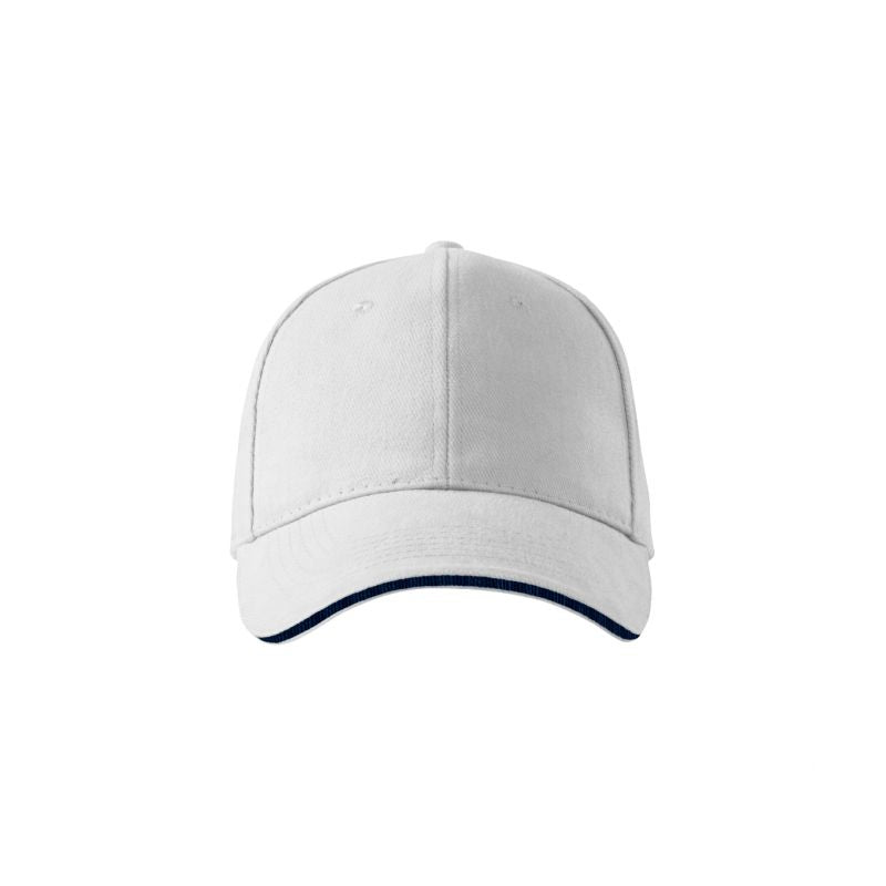 Unisex Sandwich Cap 6P (White) Clothing/Multisport/Malfini Your Sports Performance