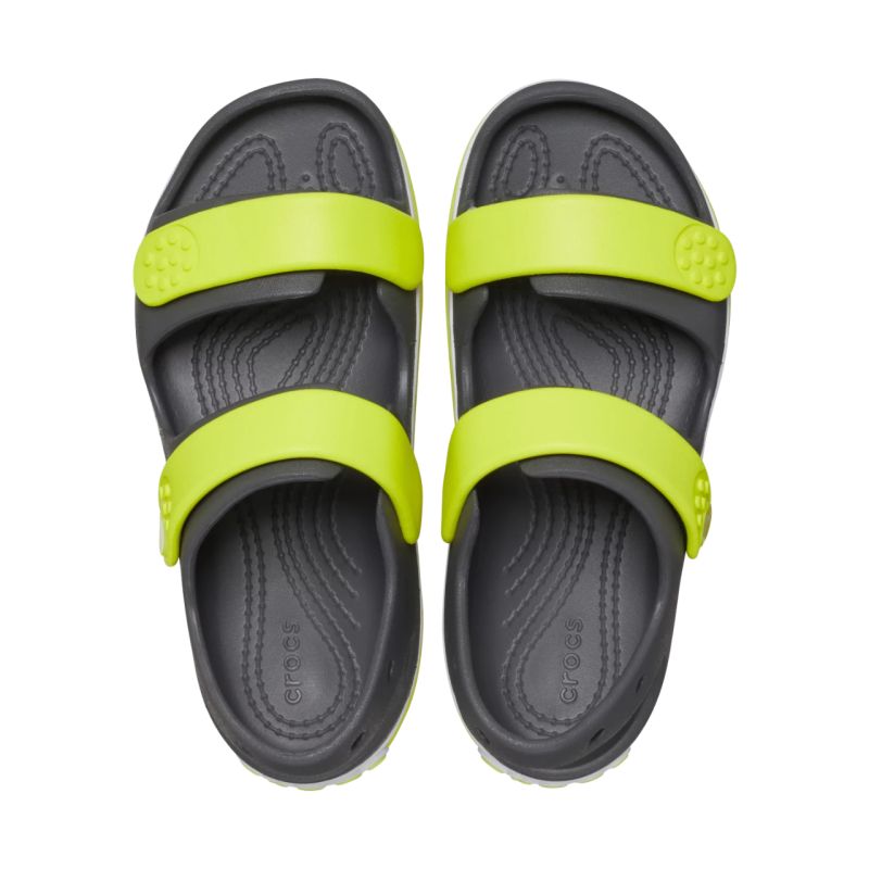 Crocs Crocband Cruiser Graphite Yellow Children's Sandals 209423 1NJ