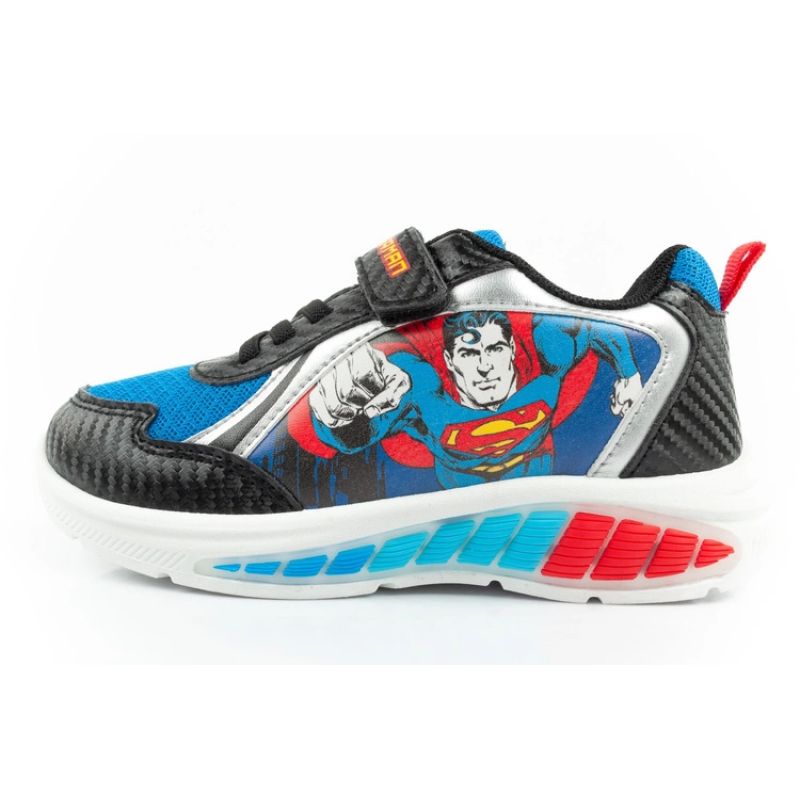 Leomil children's sports shoes sneakers for boys Superman LED In preparation Your Sports Performance