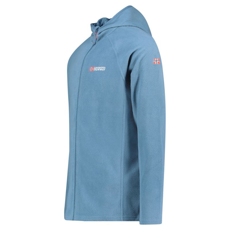 Men’s Fleece Jacket Geographical Norway TUGOOD PETROLE DB MEN 233 (WZ3337H/GN-PETROL)