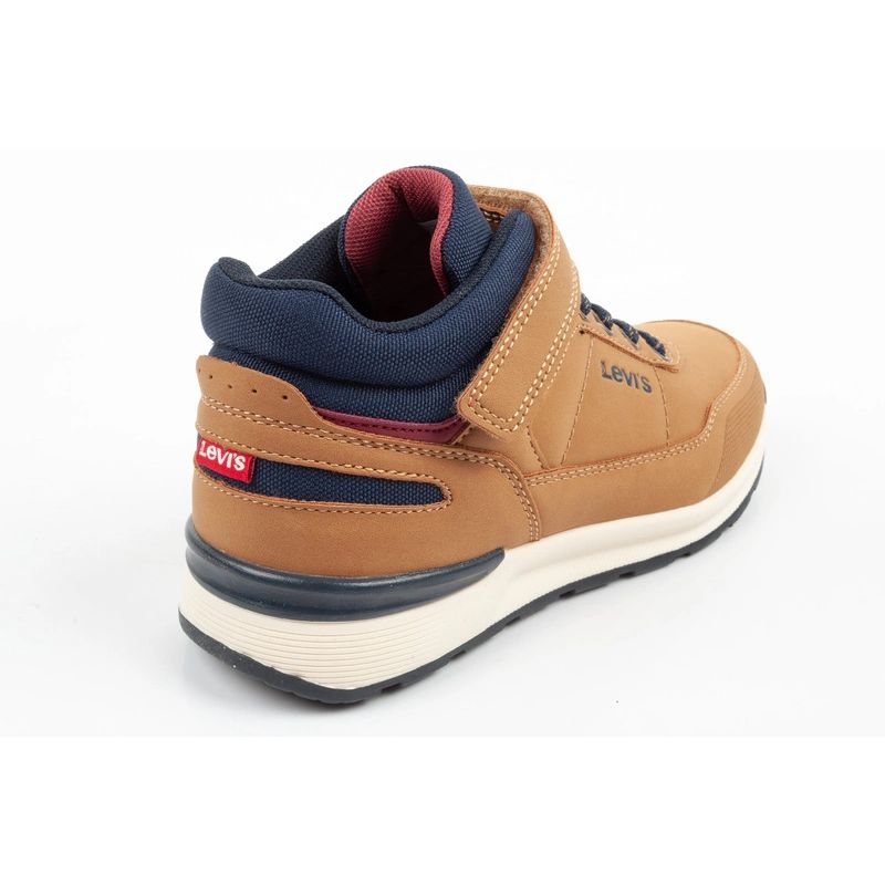 Levi's Sierra children's high-top brown sports shoes with velcro