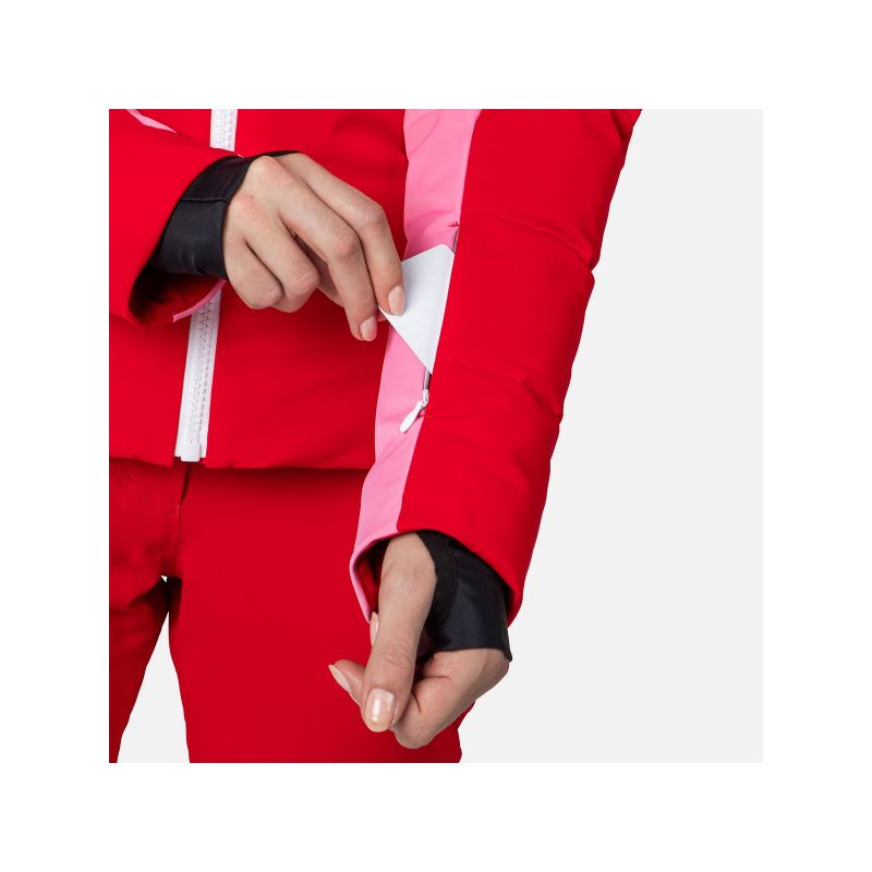 Rossignol W Pilot Down Jkt Jacket Red Rossignol