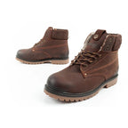 Wrangler Arch men's boots, Chelsea boots, elegant leather, dark brown Wrangler