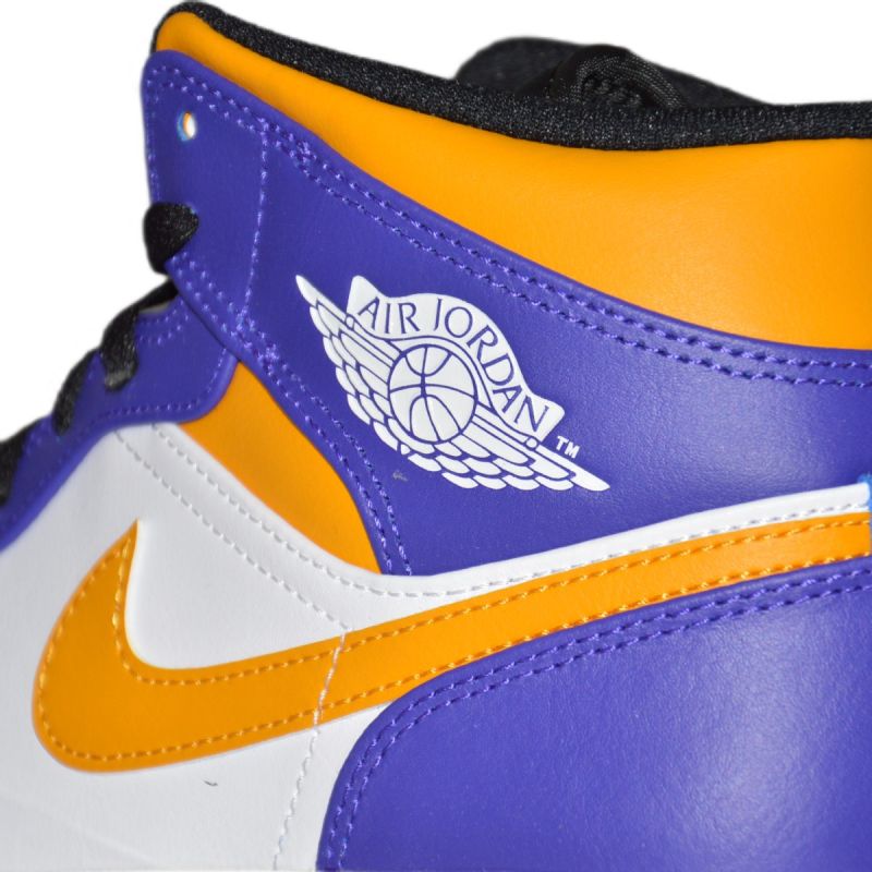 Air Jordan 1 MID Sneakers Los Angeles Lakers LA - DQ8426-517 Obuwie/Buty na co dzień Your Sports Performance