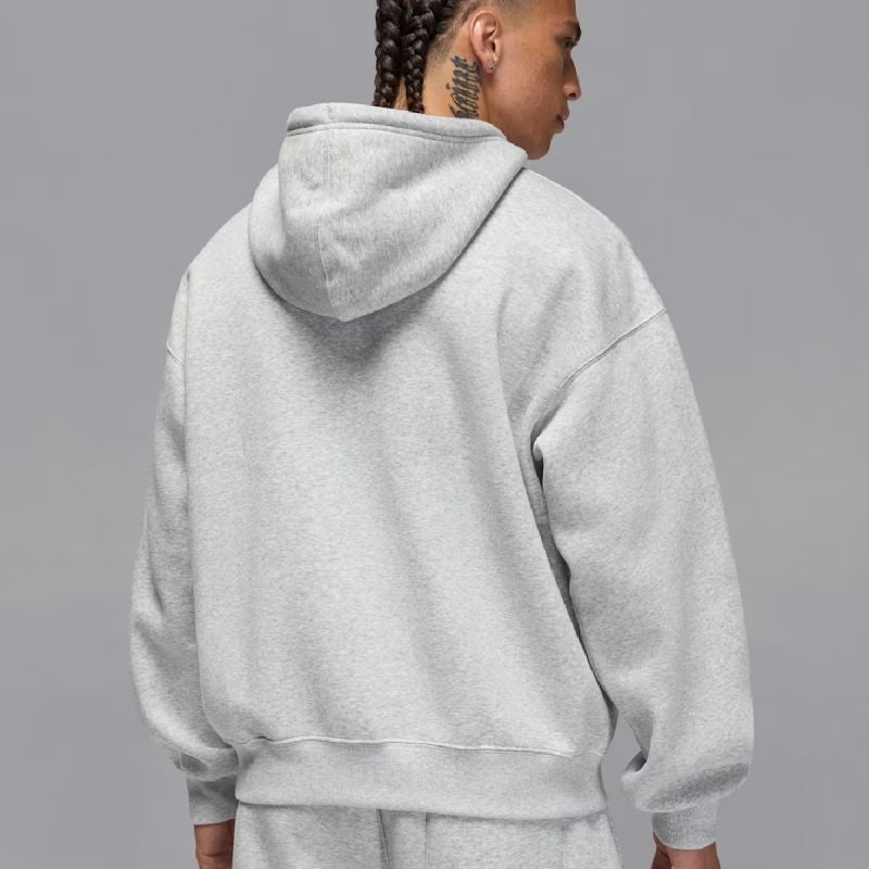 Men's Air Jordan Brooklyn Fleece Full-Zip Hoodie Gray - IB7231-050