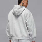 Men's Air Jordan Brooklyn Fleece Full-Zip Hoodie Gray - IB7231-050