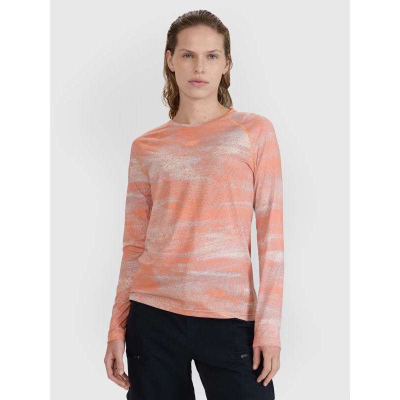 Women's quick-drying cycling longsleeve 4F 4FWSS25TFLOF344-70A *Kategoria tymczasowa Your Sports Performance