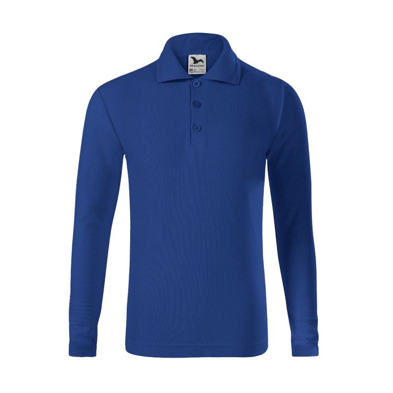 Children's Pique Polo LS polo shirt (cornflower blue) Your Sports Performance