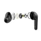 SAVIO WIRELESS BLUETOOTH 5.3 HEADPHONES WITH MICROPHONE, ANC, ENC, QC TWS-12 In preparation Your Sports Performance