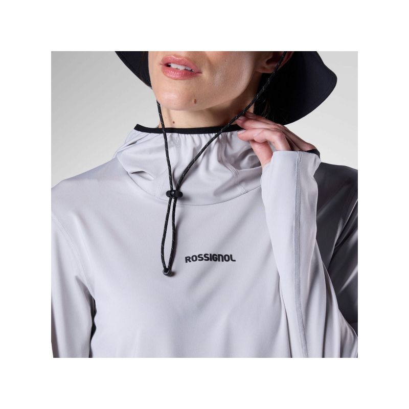 ROSSIGNOL W Westweg Sun Hoodie, gray