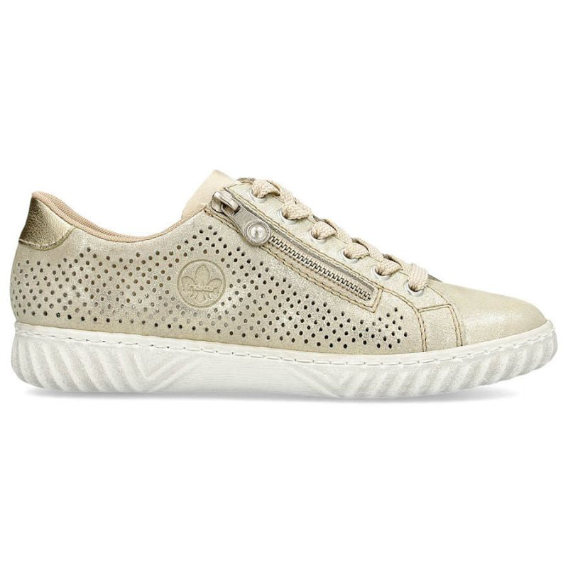 Comfortable leather shoes Rieker W RKR694, beige Footwear/Lifestyle/Rieker Your Sports Performance