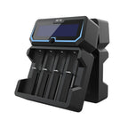 XTAR CHARGER FOR CYLINDRICAL LI-ION 18650 BATTERIES COMPATIBLE WITH PROTECTED CELLS 20700/21700 X4 Baterie, akumulatorki i ładowarki/Ładowarki akumulatorowe (bez akumulatorków) Your Sports Performance