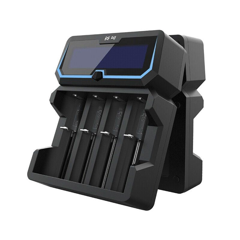 XTAR CHARGER FOR CYLINDRICAL LI-ION 18650 BATTERIES COMPATIBLE WITH PROTECTED CELLS 20700/21700 X4 Baterie, akumulatorki i ładowarki/Ładowarki akumulatorowe (bez akumulatorków) Your Sports Performance