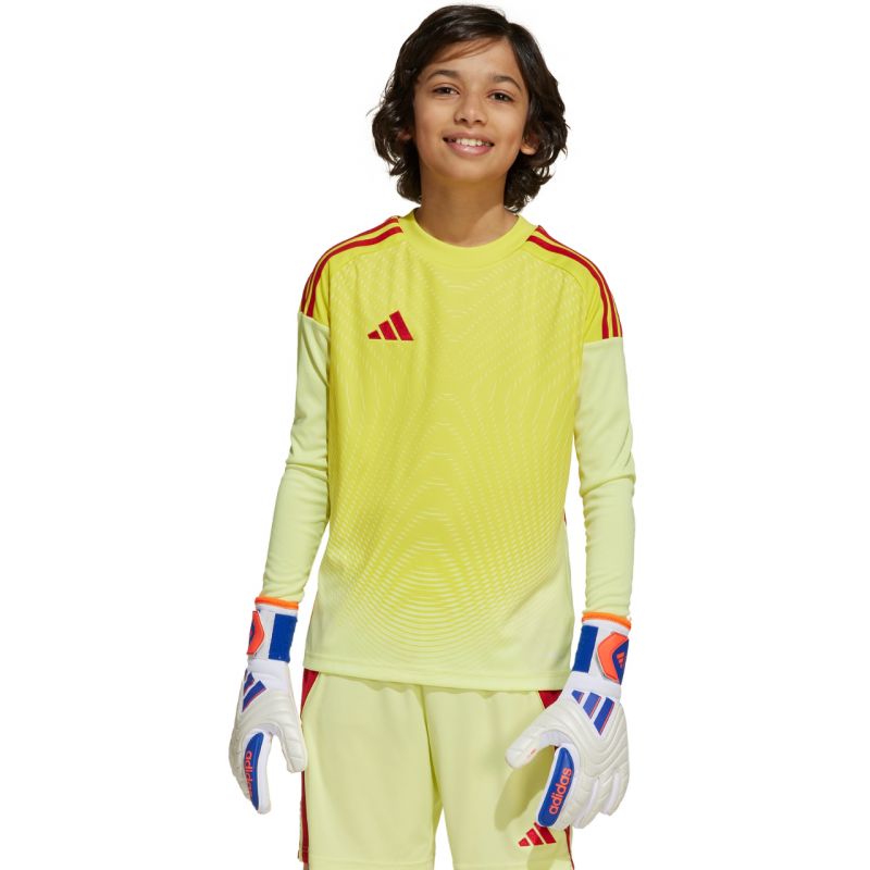 adidas Tiro 25 Competition Long Sleeve Kids' Goalkeeper Jersey Yellow and Red KJN2020 In preparation Adidas