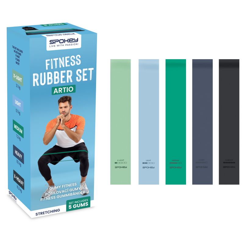 Spokey Artio SPK-943618 fitness rubber set Accessories/Training equipment Your Sports Performance