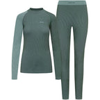 Women’s VIKING Mounti Lady Set Merino Underwear, Green