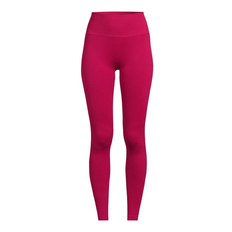 CASALL Scallop High Waist Seamless Tights Leggings Pink Import z PMSport Your Sports Performance