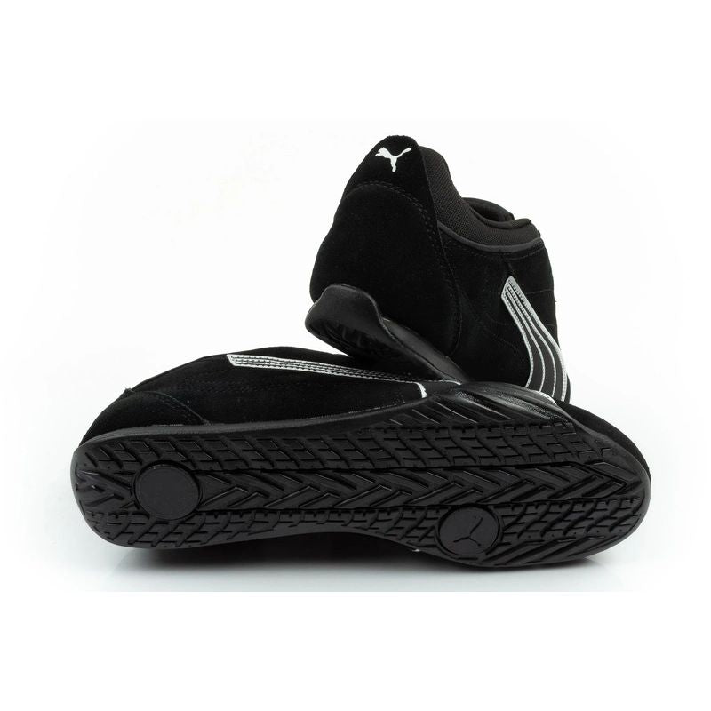Puma women's sports shoes Catch Soleil SD black natural leather fashionable